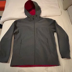 Men’s North Face Apex | Grey & Red | Size Large | LIKE NEW